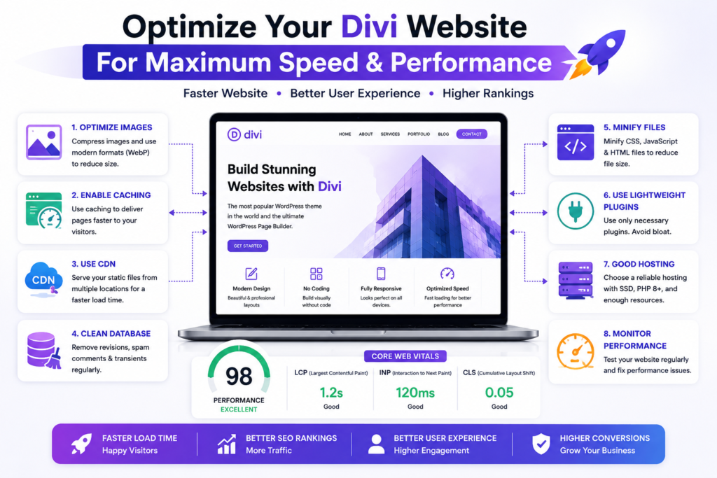 Divi website speed optimization